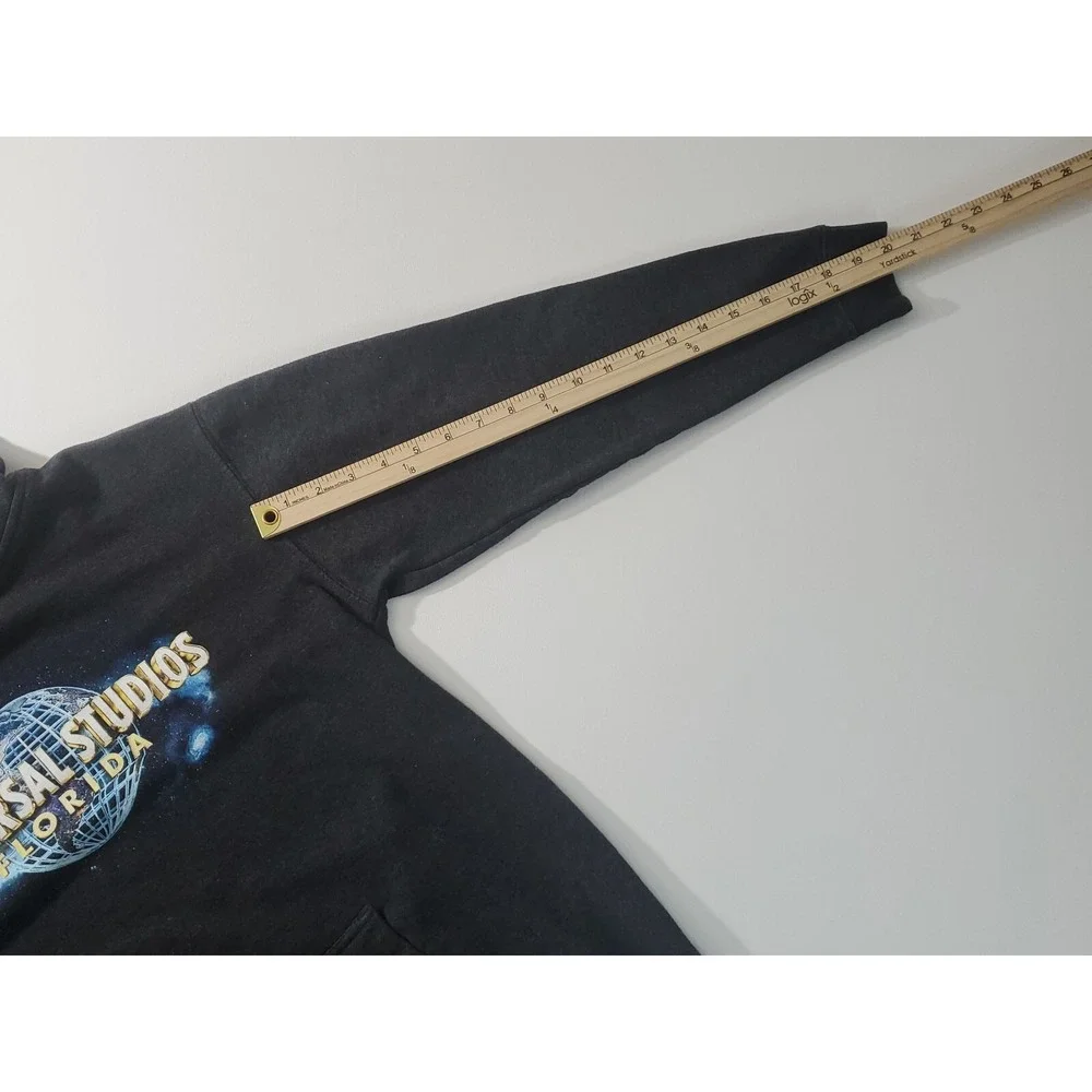 Universal‎ Studios Vintage Youth Unisex Long Sleeve Hoodie, Grey, XL